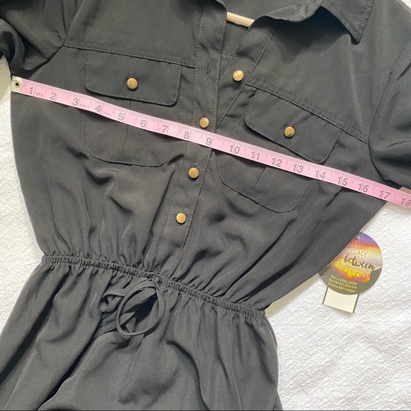 Bebop Black Shirt Pocket Dress - Picture 10 of 11